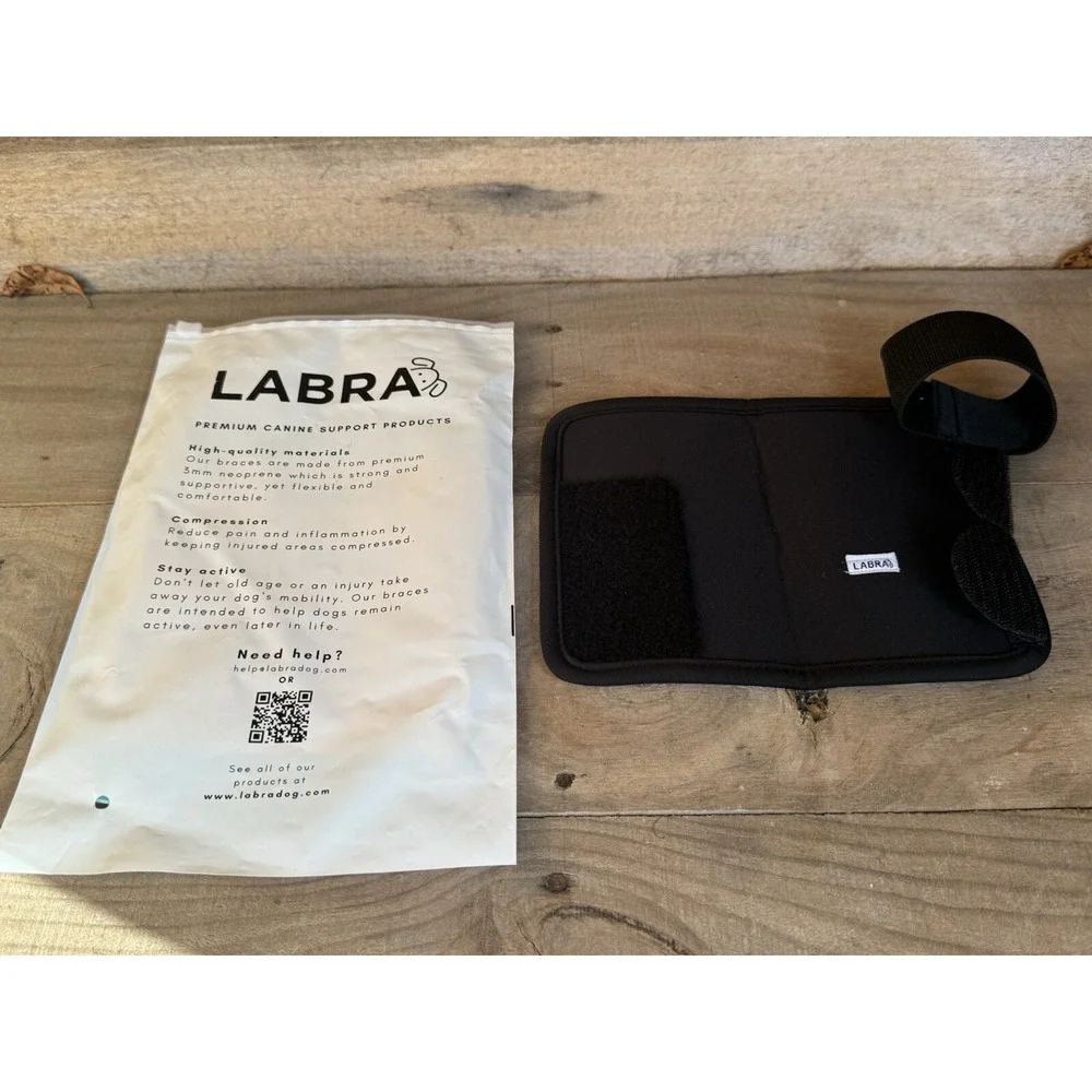 LABRA Dog Front Leg Compression Brace Wrap Sleeve L/XL Canine Arthritis